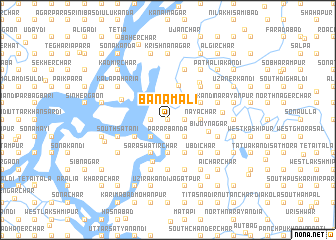 map of Banamāli