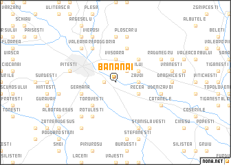 map of Bănănăi