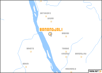 map of Banandjali