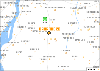 map of Banankoro