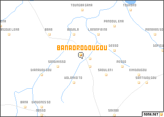 map of Banaorodougou
