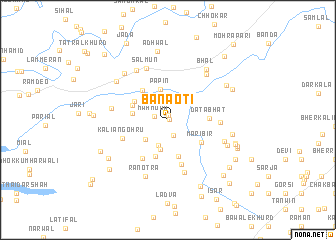 map of Banaoti