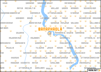 map of Bānār Hāola