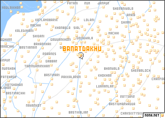 map of Banat da Khu