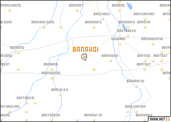 map of Ban A Woi