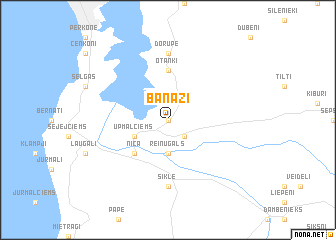 map of Banaži