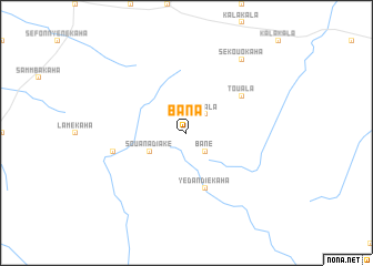 map of Bana