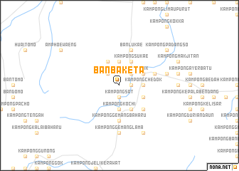 map of Ban Baketa
