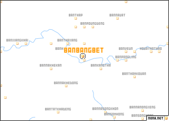 map of Ban Bangbet