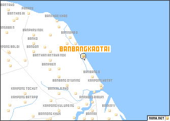 map of Ban Bang Kao Tai