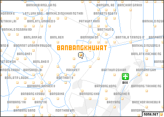 map of Ban Bang Khu Wat