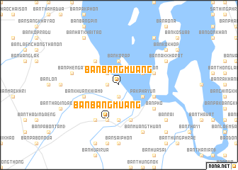 map of Ban Bang Muang