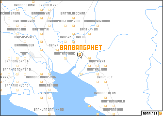 map of Ban Bang Phet
