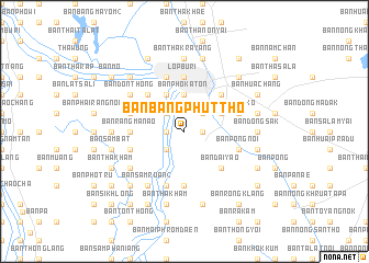 map of Ban Bang Phuttho