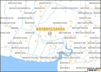 map of Ban Bang Samak