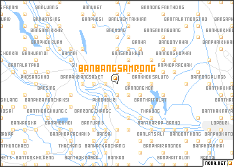 map of Ban Bang Samrong