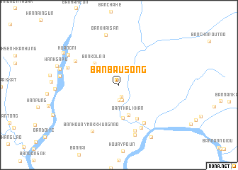 map of Ban Bausong