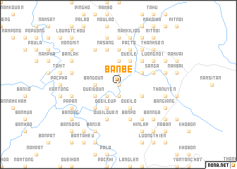 map of Bản Be