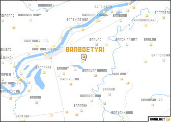 map of Ban Boet Yai