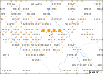 map of Bản Bôm Của