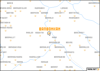 map of Bản Bom Kam