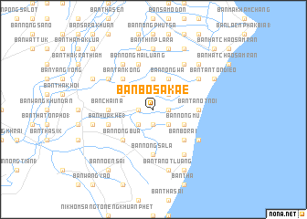 map of Ban Bo Sakae