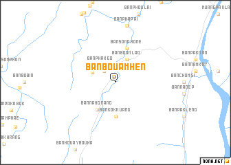 map of Ban Bouamhèn