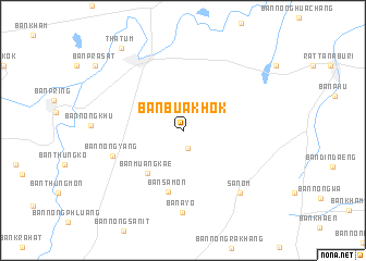 map of Ban Bua Khok