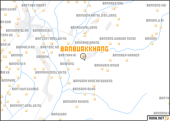 map of Ban Buak Khang