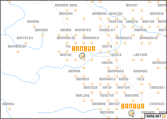 map of Bản Bua