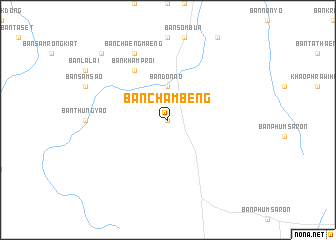 map of Ban Cham Beng