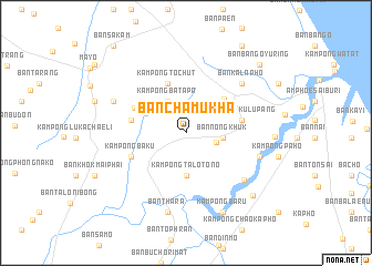 map of Ban Cha Mu Kha