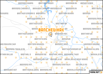 map of Ban Chedi Hak
