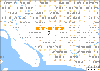 map of Bānchhānagar