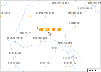 map of Ban Chiang Mi