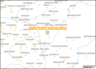 map of Ban Chomchiang-Kang