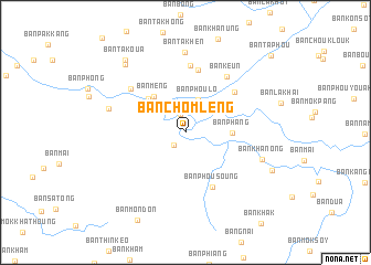 map of Ban Chomlèng