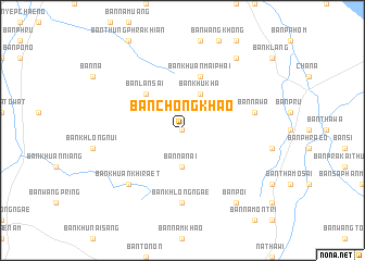 map of Ban Chong Khao