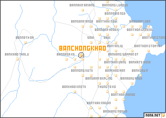 map of Ban Chong Khao