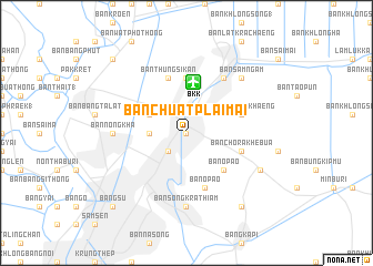 map of Ban Chuat Plai Mai