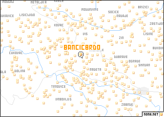 map of Bančić Brdo