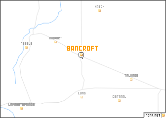 map of Bancroft