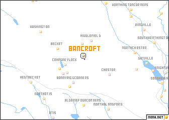 map of Bancroft