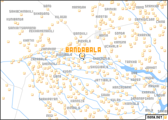 map of Bānda Bāla
