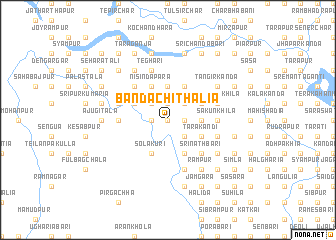 map of Banda Chithalia