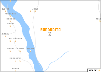map of Bandadito