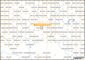 map of Bāndāipur
