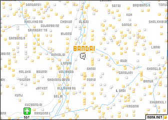map of Bāndai