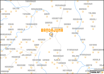 map of Bandajuma