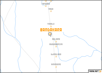 map of Bandakara